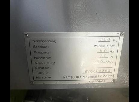 MATSUURA MC 760 VX P241204186