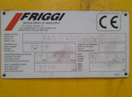 Friggi 4000 x 650 x 1500 P210818018