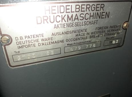 Heidelberg Gto z 36x53 P250113092