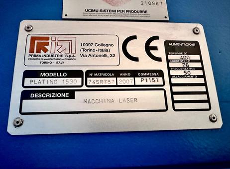 Prima Industrie CP3500 P250122109