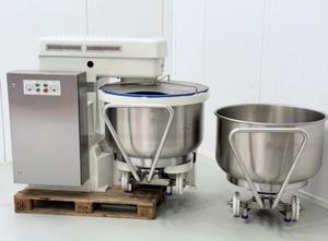 Reconditioned Diosna SP 160 AF spiral mixer with 2 new bowls 160 kg dough