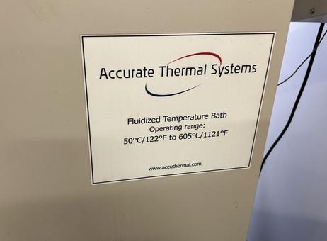 Accurate Thermal Systems. Fluidized Temperature Bath. P250204134