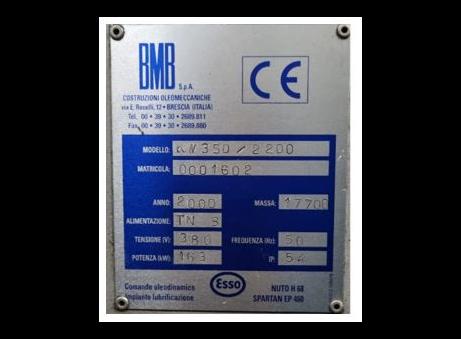 BMB KW350/2200 P250221143