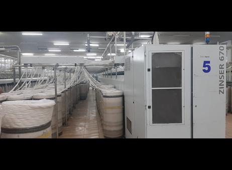 Zinser and Trützschler COTTON AND BLENDED YARN PRODUCTION LINES P250307082