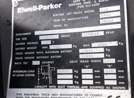 ELWELL PARKER -- P250311148
