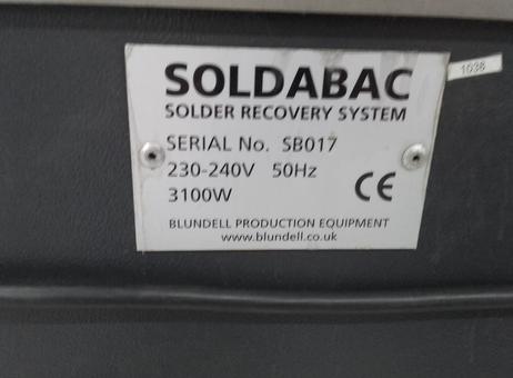 Soldabac Solder Recovery System P250311387
