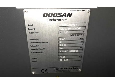 Doosan PUMA 2100 SY II P250327242
