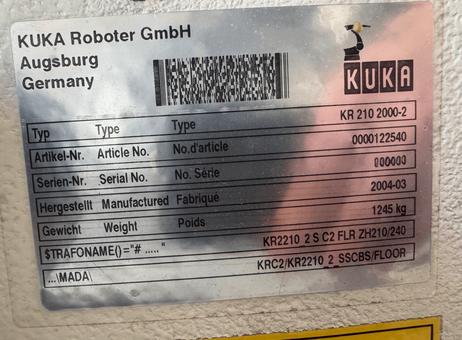 KUKA KR210 2000-2 P250411120