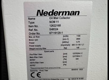 Nederman NOM 1112622168 P250430196