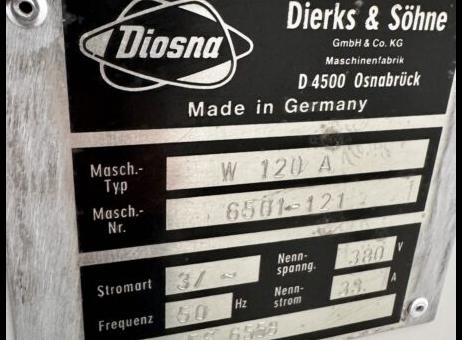 Diosna W 120 A P250509088