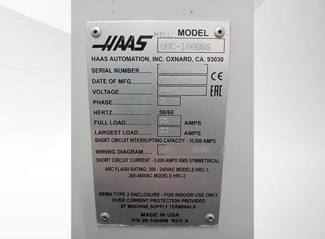 HAAS UMC-1000SS P250513329
