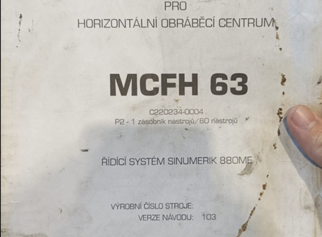 ZPS MCFH 63 CNC P250515086