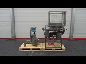 Used Aluminium through with augers and outfeed lobe pump, Benhil / Waukesha 034