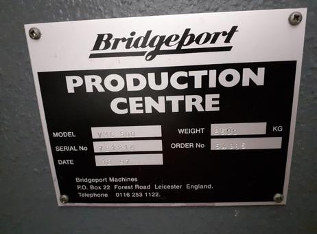 Bridgeport VMC 500/16 P250611014