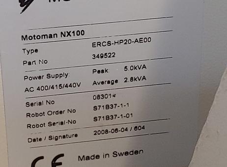 Yaskawa Motoman HP20-A00 P250618263