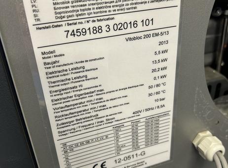 Viessmann Vitobloc 200 EM-5/13 P250718066