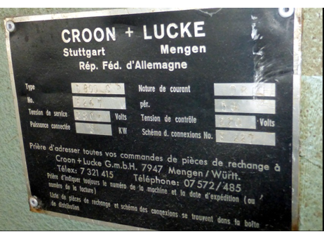 Croon & Lucke D800 C P250731090