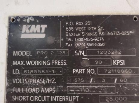 KMT Pro II 125 HP P250829025