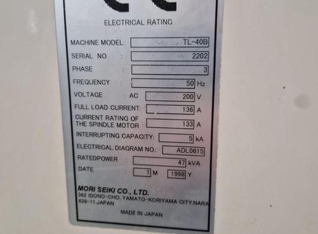 MORI SEIKI TL40B P250911104