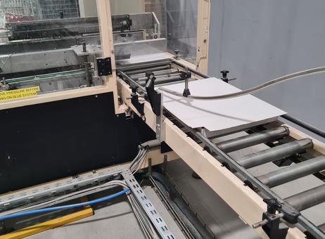 Packing Machine Zebra 🚀 Case Gluing and Folding Machine with Integrated Zebra Printer 🚀 Used ...