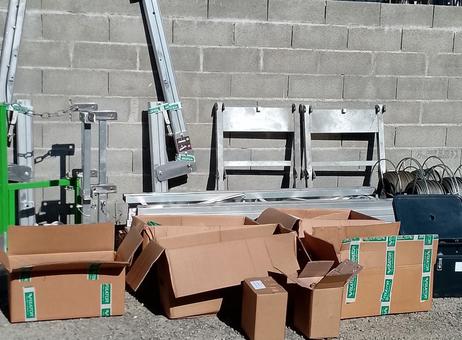 fixator Nacelle plateforme en V P250928049