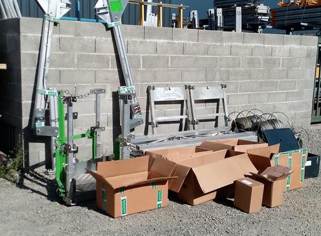 fixator Nacelle plateforme en V P250928049