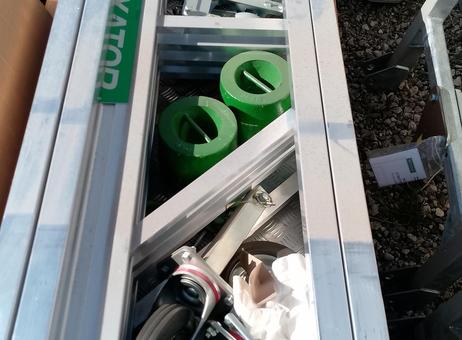 fixator Nacelle plateforme en V P250928049