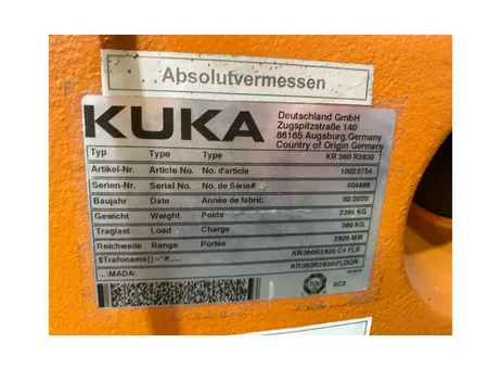 KUKA KR360 R2830 P251001283