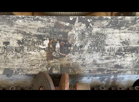 Extrusion Dies, Inc. (Welex / EDI) Autoflex H40 flexible lip extrusion die P251015143