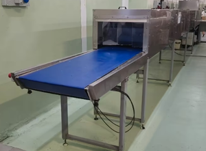 FBM cooling tunnel for easter eggs, chocolates, cookies, etc. and FBM "masetria" chocolate tempering machine