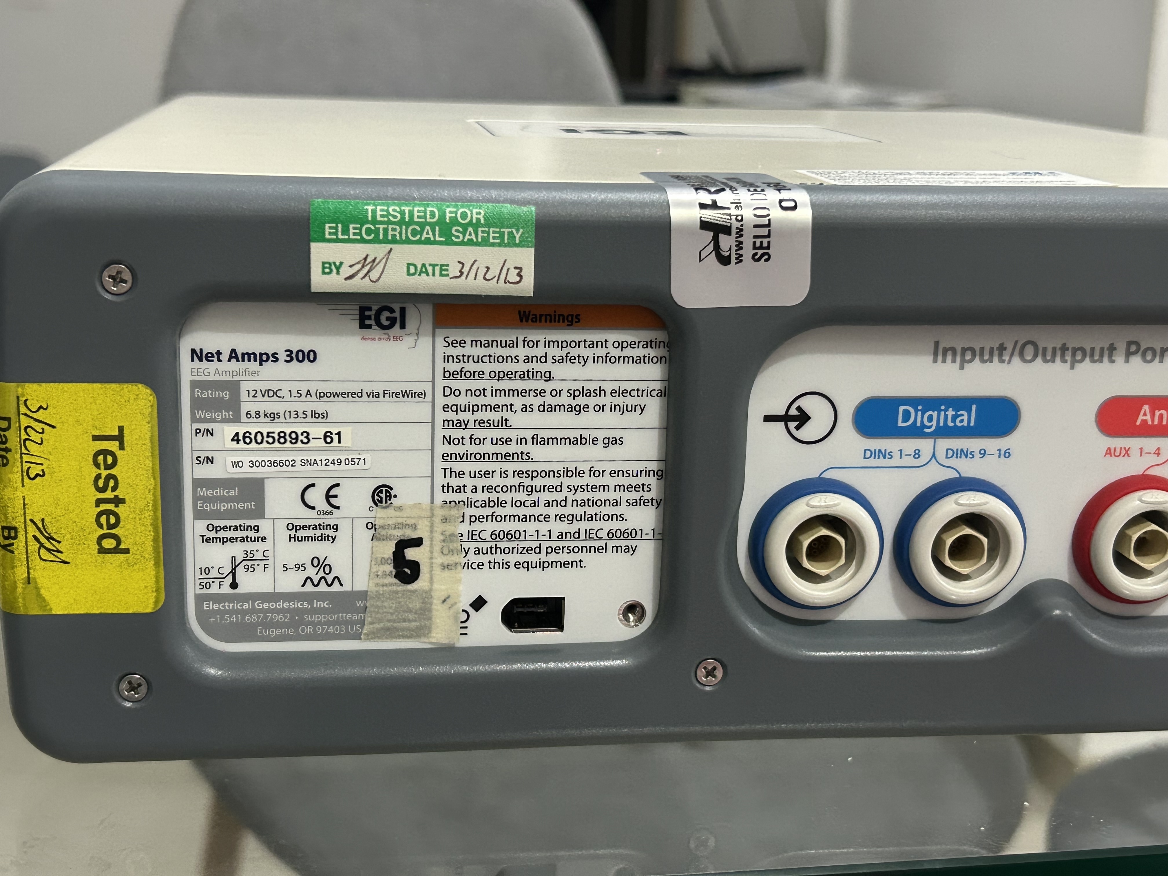 Egi Geodesic Net Machine's specifications - Geodesic (EGI) GES 300 Used machines - Exapro