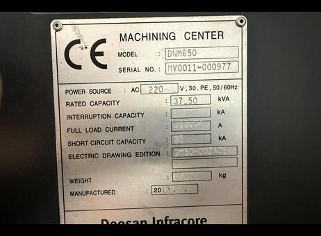 Doosan DNM 650 P251130023