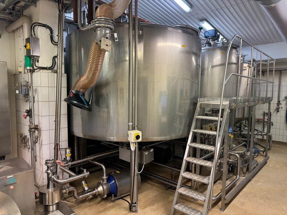 Jahala TVI 6000 s/s vertical storage tank 6.000L Used machines - Exapro