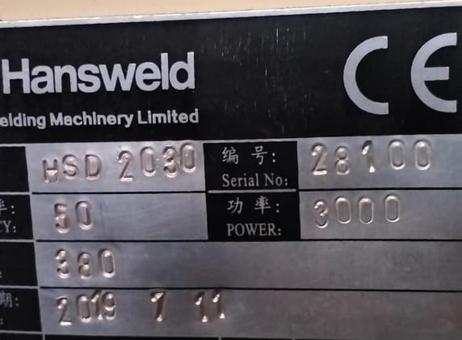 HANSWELD Automatic PVC Cylinder Plastic Tubing Forming Machine P251204241