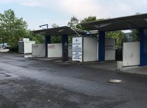Self service outdoor carwash / vehicle system, used, from manufactured by Nilfisk Alto