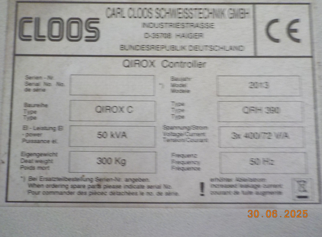 CLOOS QIROX QRH 390 P260109238