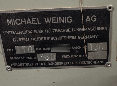 WEINIG / DIMTER Weinig Unicontrol 10-5 P260109245