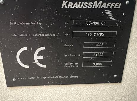 Krauss Maffei 65 - 190 C1 65 - 190 C1 P260115068