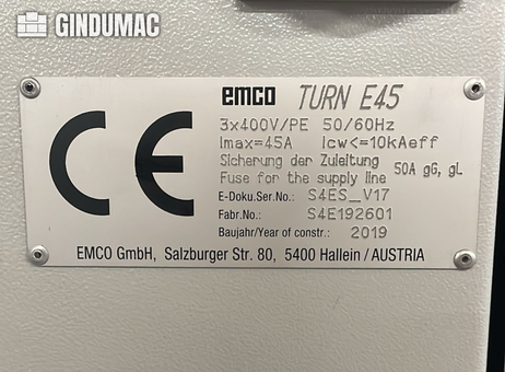 EMCO E45 P260128349