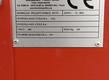 BREMBANA PELLET SRL PELLETTATRICE BP50 P260203058