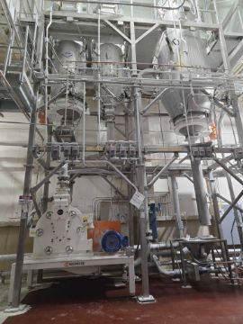 (3) Dry Ingredient Hoppers with Frame Used machines - Exapro