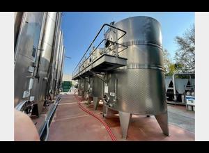 GD INDUSTRIE CFCP 304 stainless steel tank - Compartmentalized - conical bottom on legs - 230 hls - 4 units