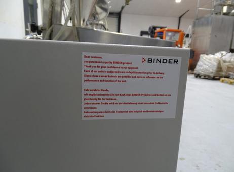 Binder Electric Oven P260205168