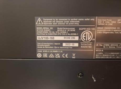 MIMAKI UJV 100-160 P260212289