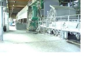 Paper machine for coated paper production with online coaters