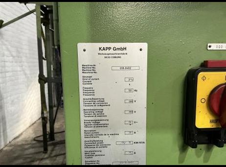 Kapp PAS 383 CNC P260216256