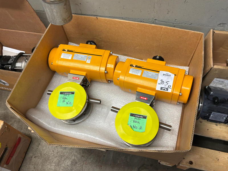 Elomatic Grid 2023 Elomatic F0350M Actuator with stainless steel valve (2x) Used ...