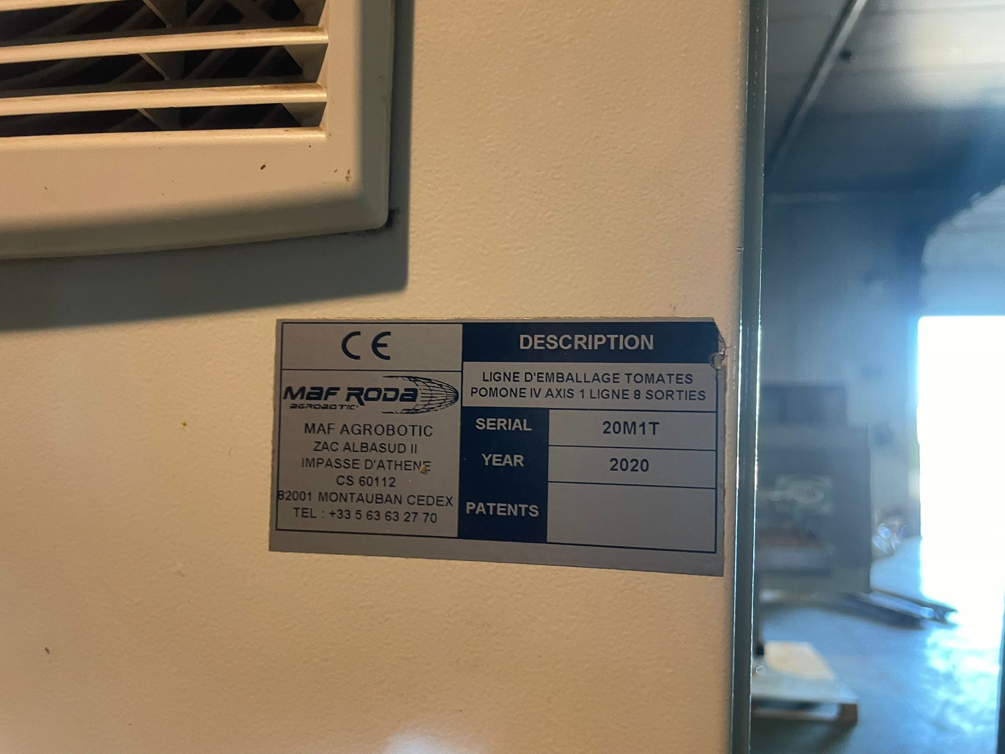 MAF RODA POMONE 4 1L AXIS Feeder - scale - sorting machine Used ...