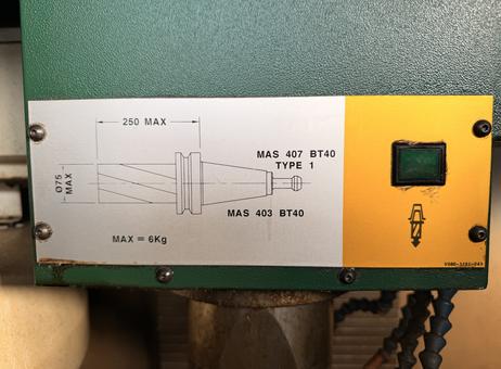 BRIDGEPORT VMC 600 XP P260226230