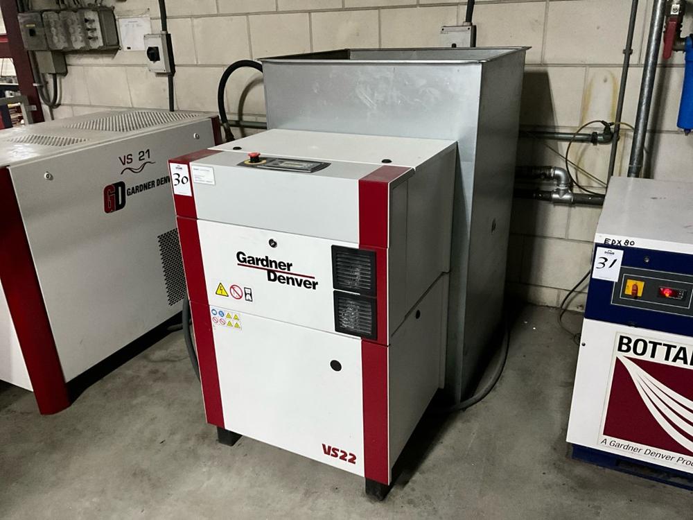 Machine's specifications - Gardner Denver VS22-10A Used machines - Exapro